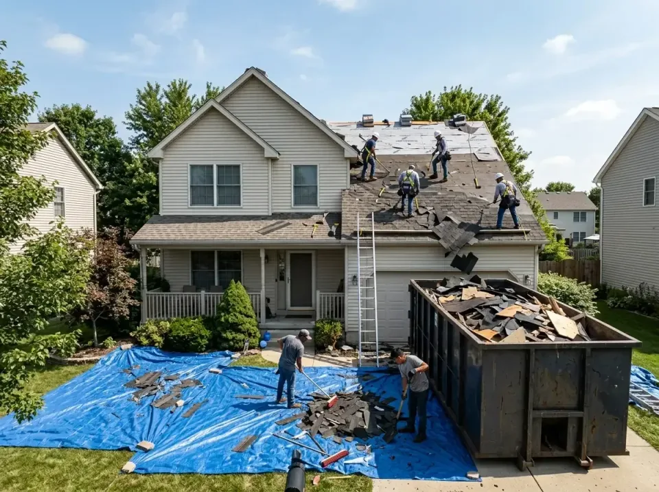 roof-replacement-debris-remova-004 — frequently asked questions, Cheapest Dumpster Rentals in Iowa Falls, IA